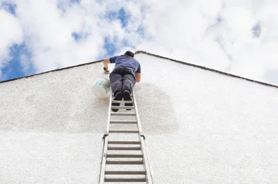 Peinture extérieure à Pontigny — façades et ravalement